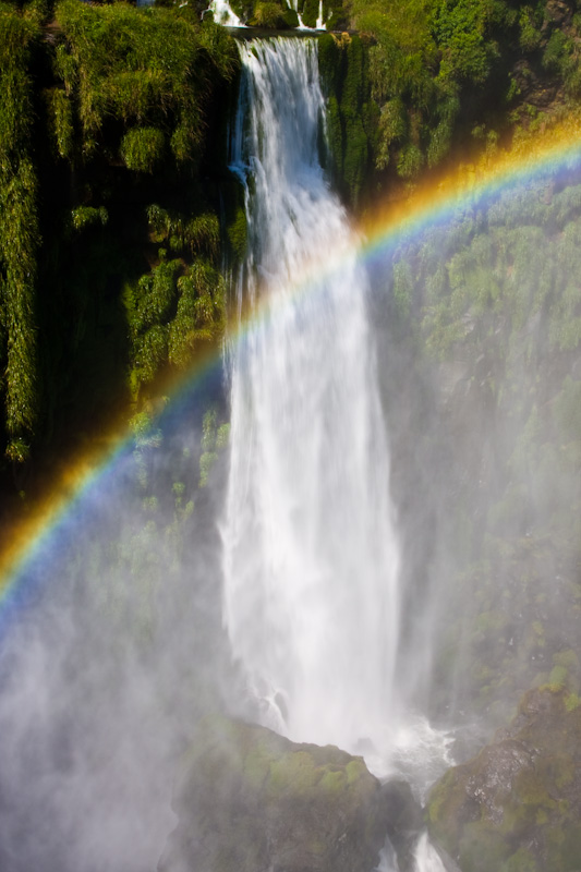 Rainbow And Iguazú Falls